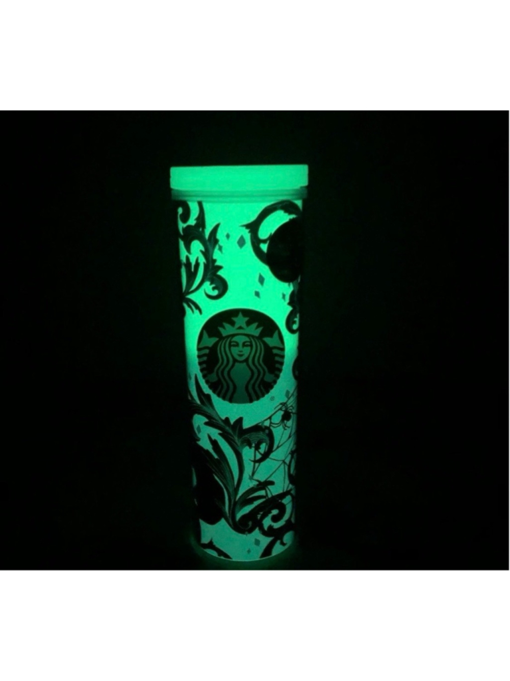 Starbucks 2021 Fall Exclusive PurpleHalloween Glow in the Dark Cat 16 oz Tumbler